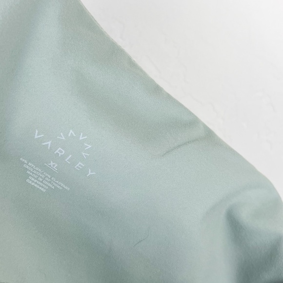 Varley Whitley High Rise Jersey Leggings in Sage Green Shadow Gray Size XL - Picture 11 of 16